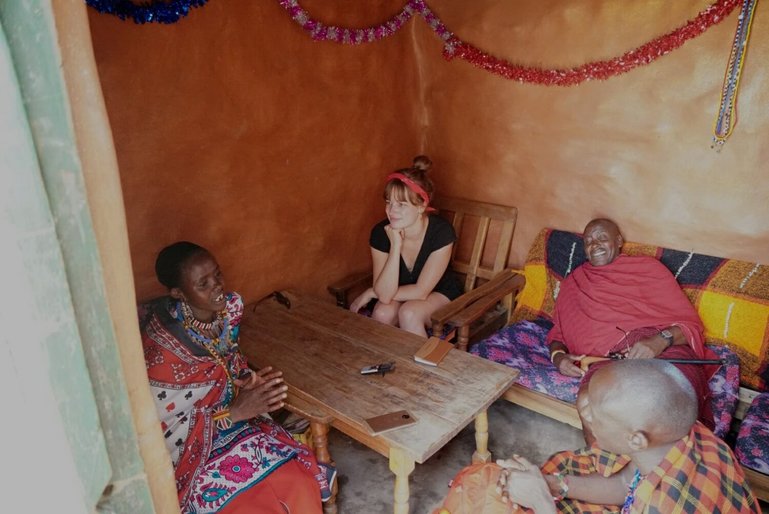 Simone in Kenya 