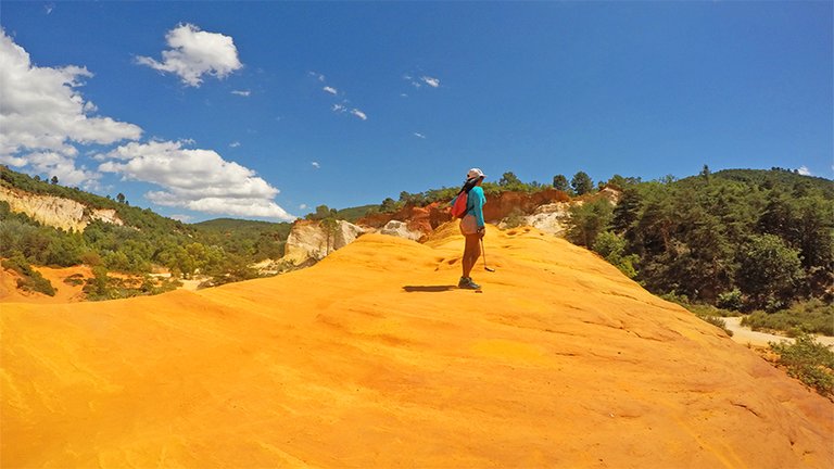 Impressive orange clay at French Colorado