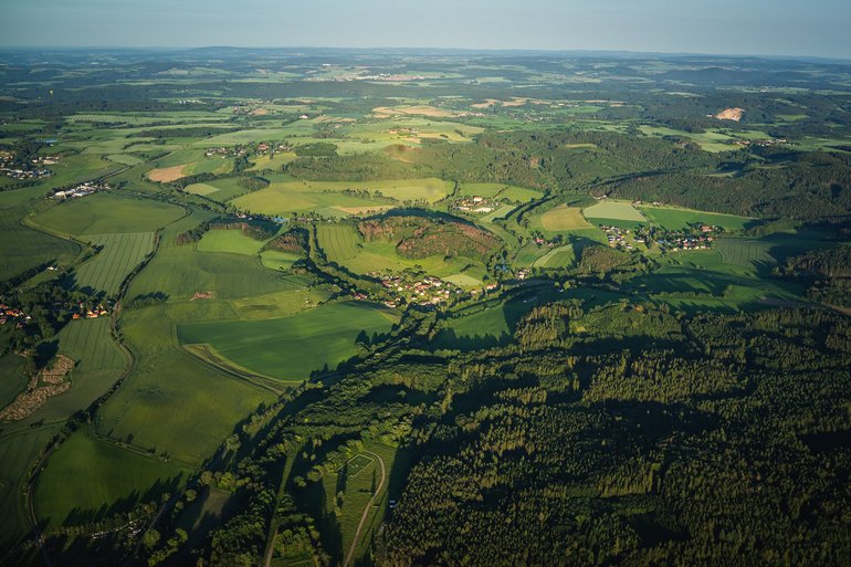 Bohemian countryside in summer