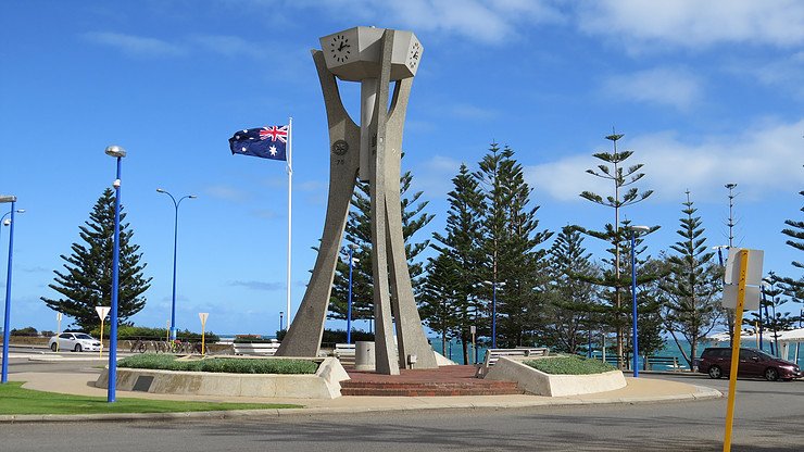 Scarborough clock tower, Perth