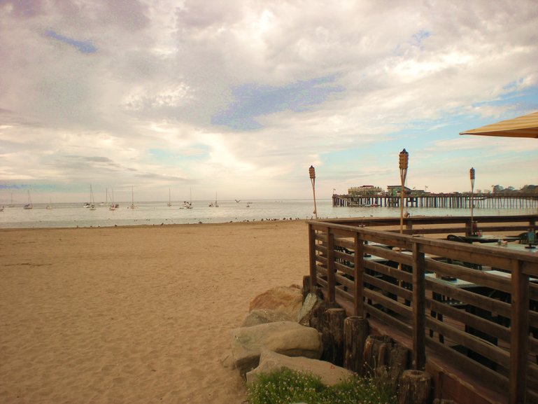 Capitola, CA - towards the boardwalk  (Image by A Wassenberg)