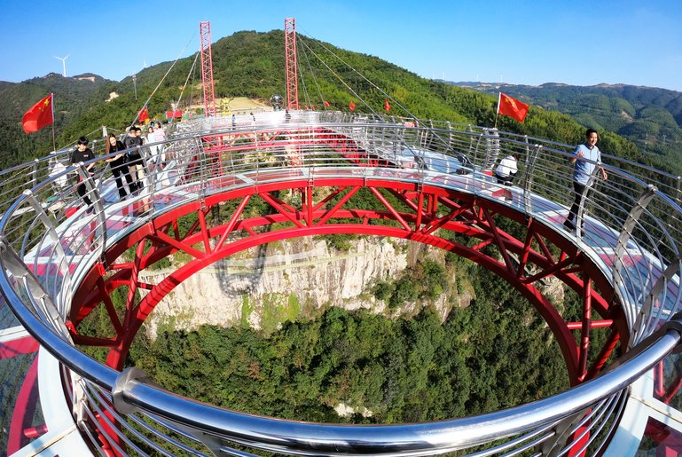 The most exciting part of the viewing deck