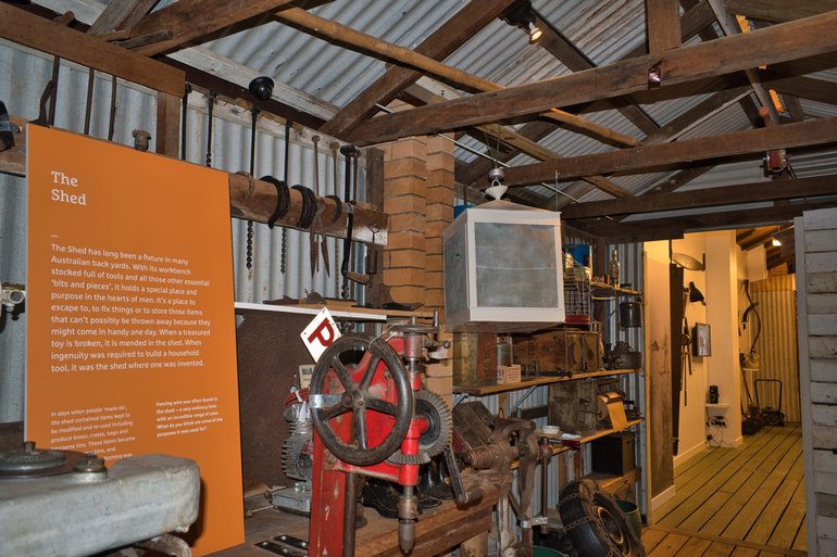 The Kitchen and Laundry that you see after passing through The Shed