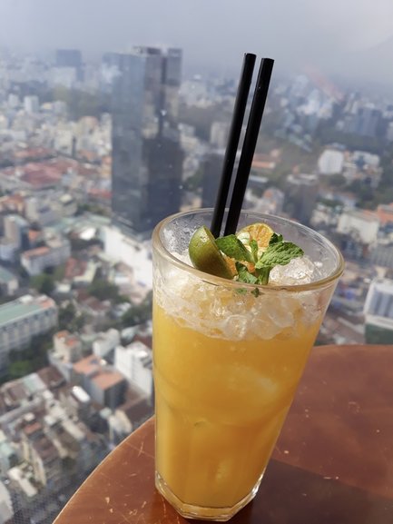 Cocktail with a view