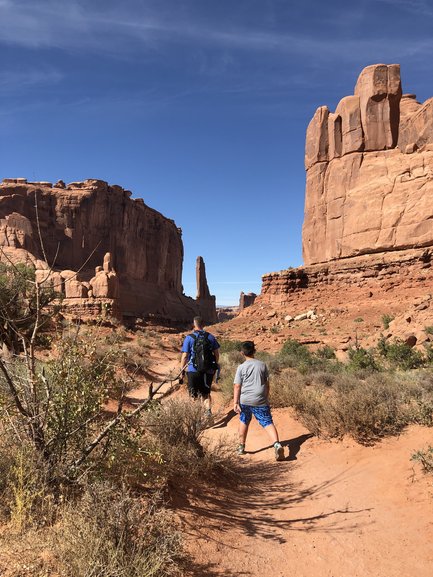 Park Avenue at Arches National Park