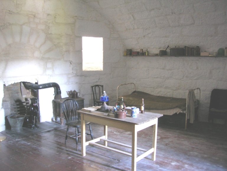 The bedroom in the James Joyce Museum. Photo copyright of the Dublin Regional Tourism Authority.
