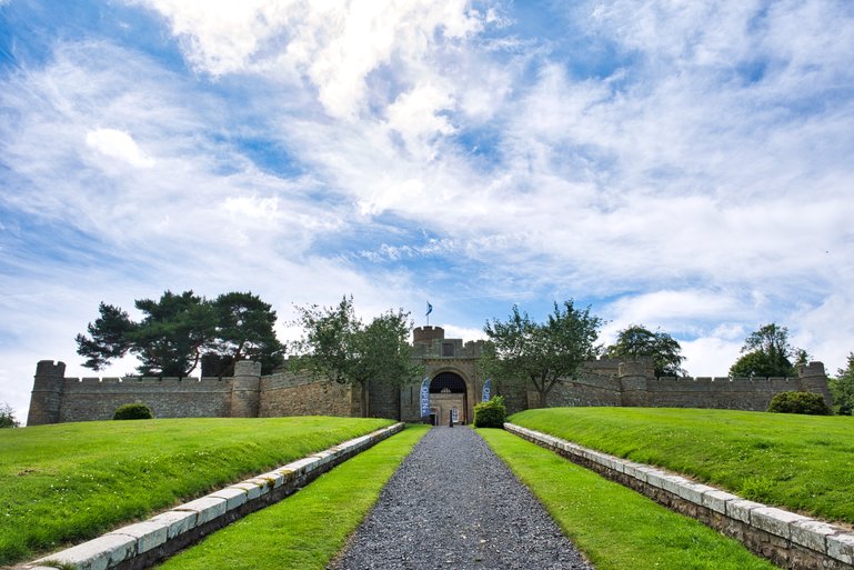 Jedburgh Castle and Jail with the museum inside