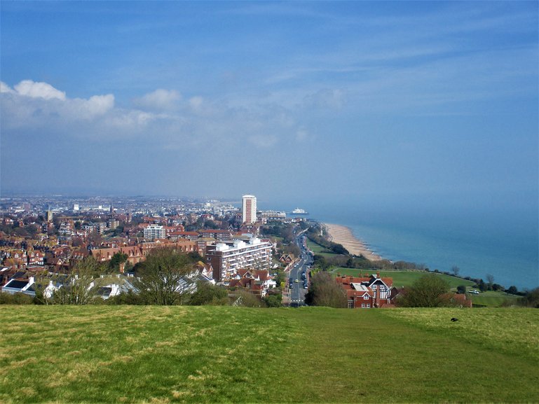 Descending into Eastbourne