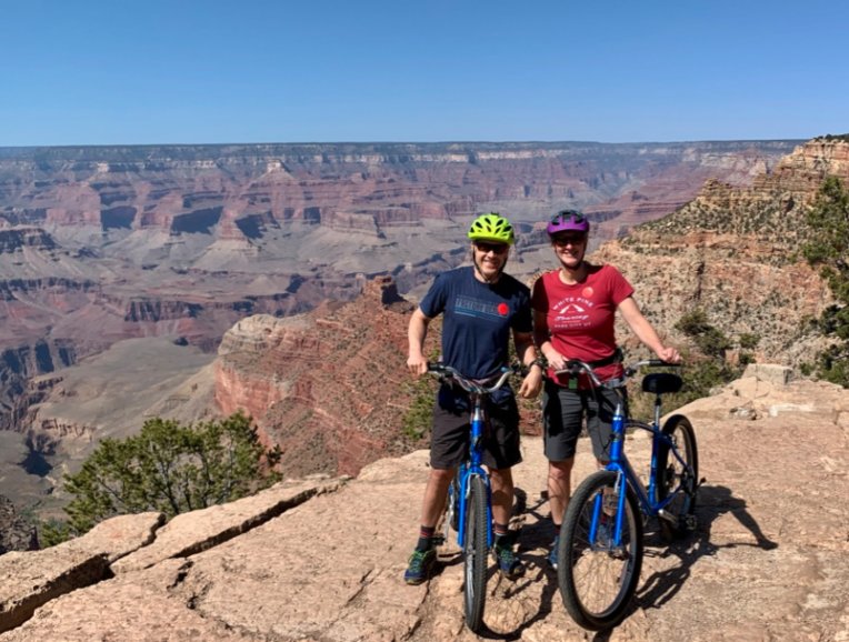 Bike the rim of the Grand Canyon