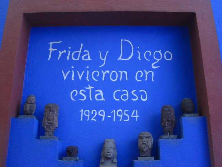 Frida and Diego lived in this house