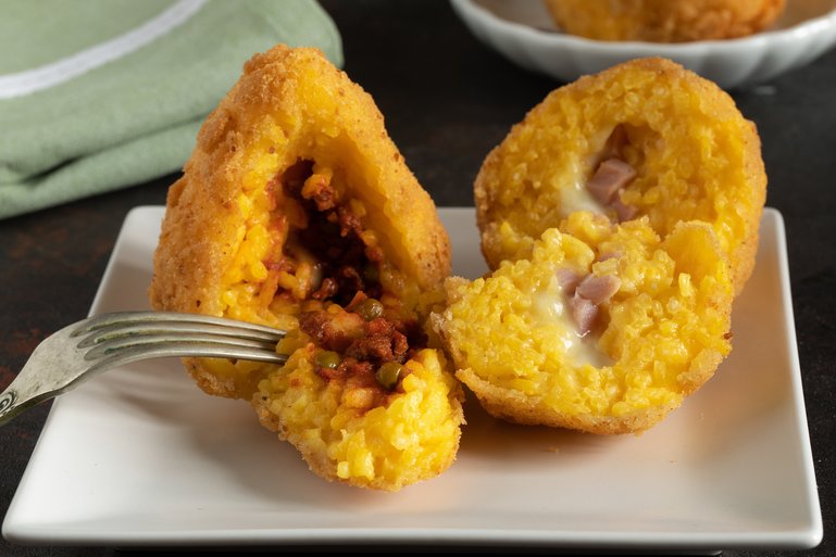 Arancini di riso in Palermo