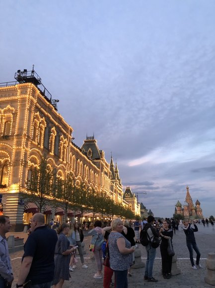 Red Square at Night