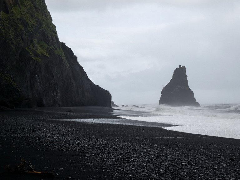 Black sand beaches of Reynisfjara