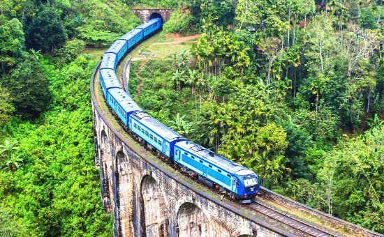 Train ride in Sri Lanka