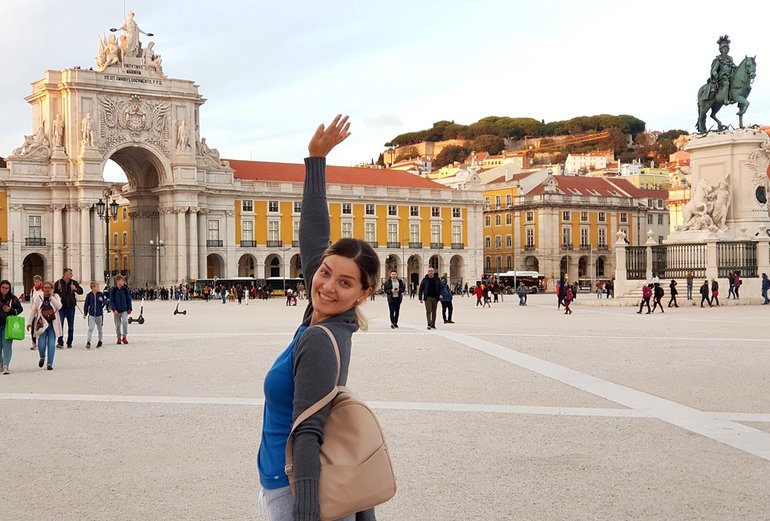 Commerce Square is one of the main squares in Lisbon