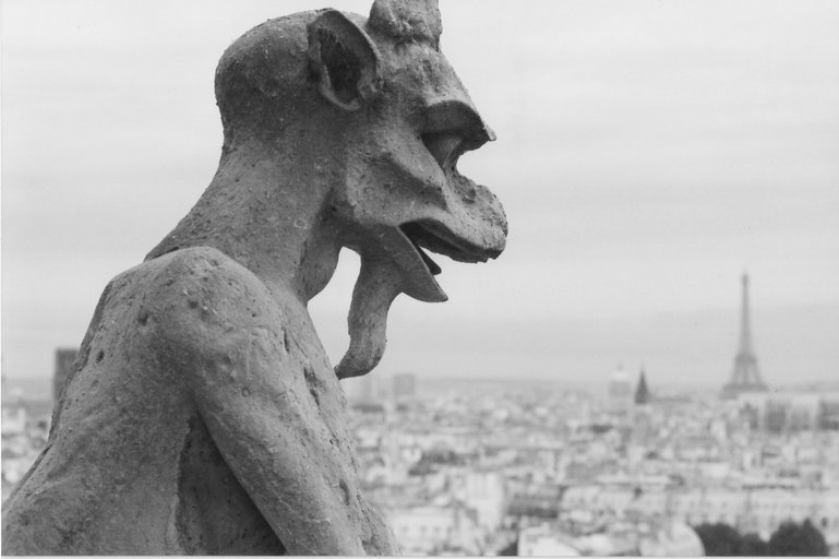 Notre Dame gargoyle