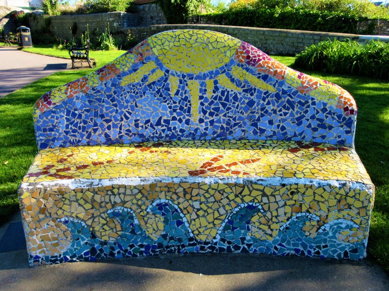 A Colourful Bench