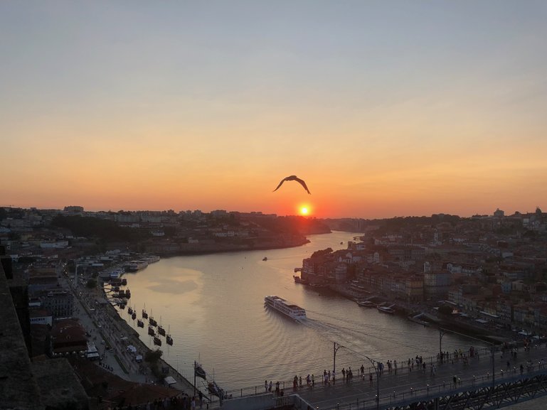 Sunset at the Douro River