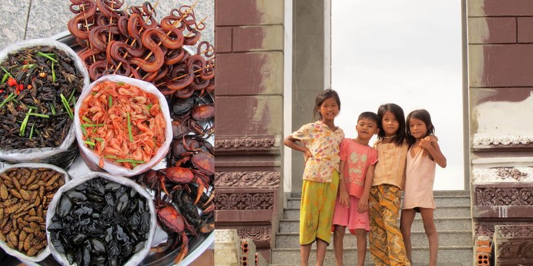 food and children of Cambodia