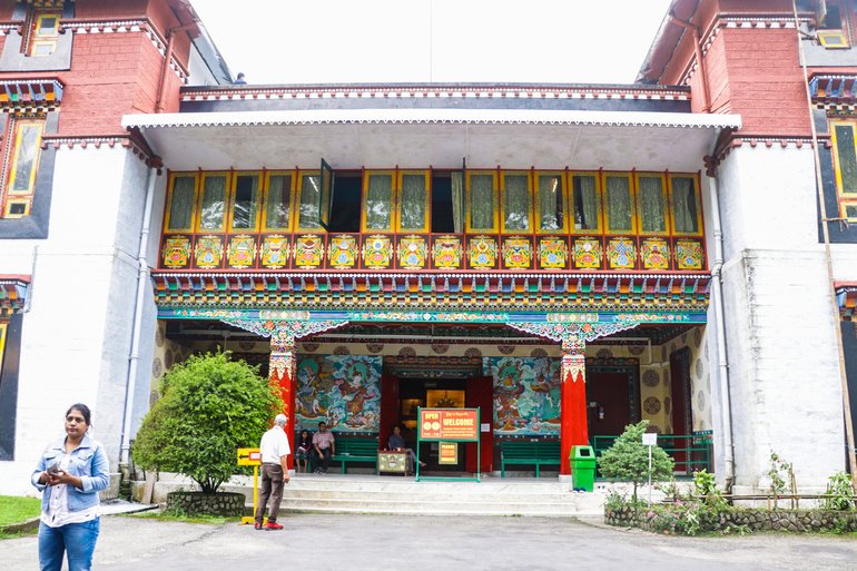 The entrance of the museum