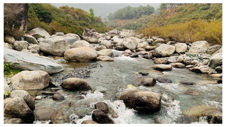 River Point View In Dharamshala......