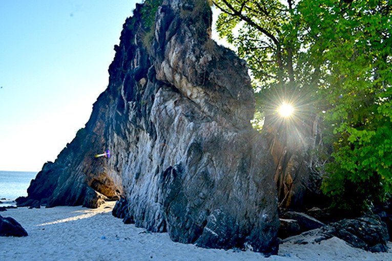 Sunset at a beach of Smart Island, Myeik