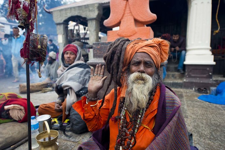 Sadhu during Shiva-Ratri