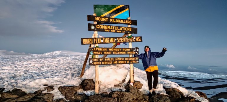 Summit at the Uhuru Peak