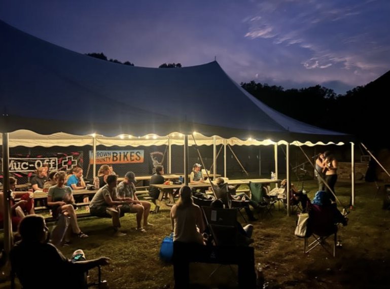 Campside Sessions, main tent for the event