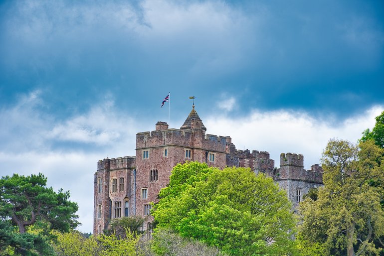 Dunster Castle from the Village