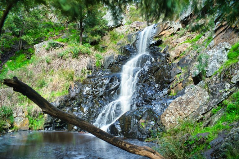 View from the other side of the creek