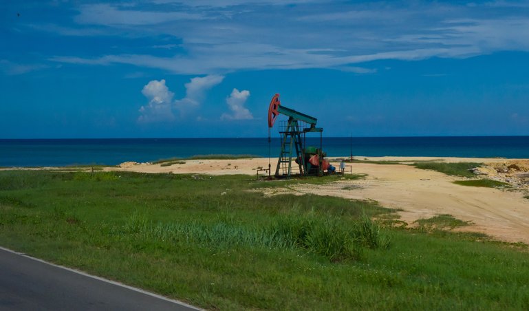 The oil fields of Boca de Jaruco