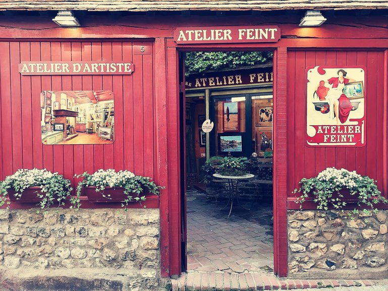 An artist atelier in Honfleur