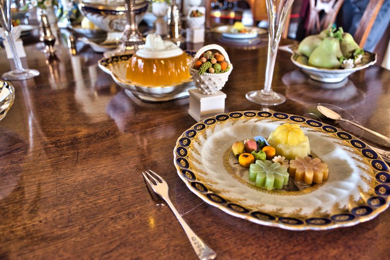 Jellies and sweets in different shapes