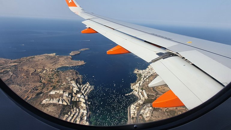 St Paul's Bay From The Air