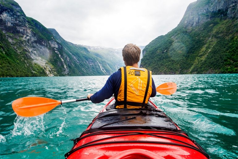 kayaking