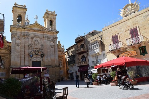 Saint George square in Rabat