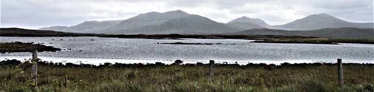 Loch scenery in South Uist