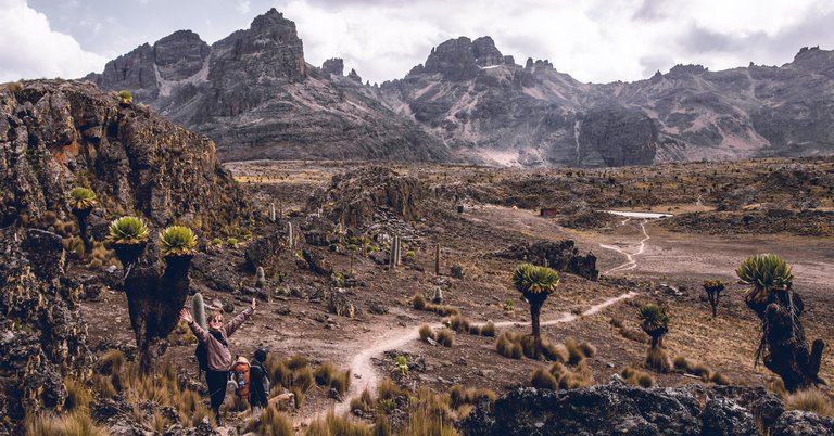 Mintos hut Mount Kenya