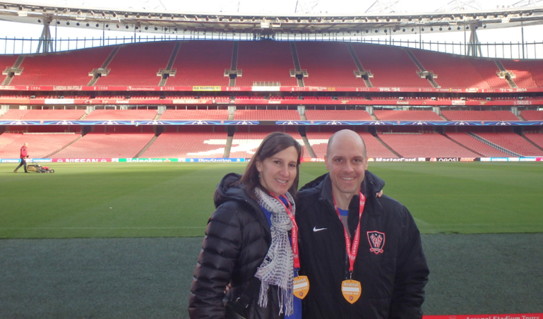 Arsenal stadium tour in north London