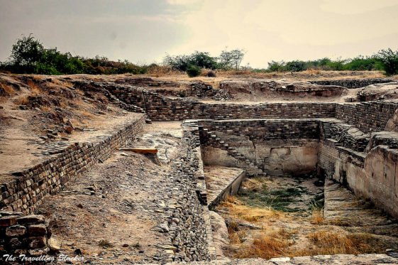The site includes reservoirs, step well, and various other antiquities such as seals, beads, animal bones, gold, silver, terracotta ornaments and vessels.