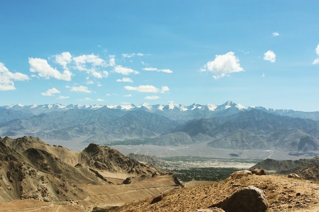Views while biking in Ladakh