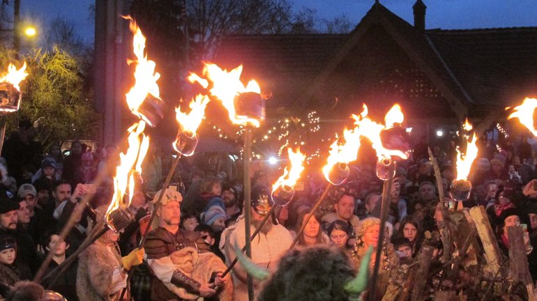 Poulsbo, WA  (Little Norway) in the good old U.S. of A. celebrates St. Lucia every year - a bit of a local secret. I guess they'll all be wearing masks this year...