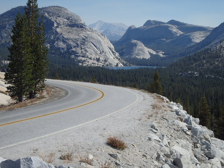 Tioga Road in Yosemite National Park.