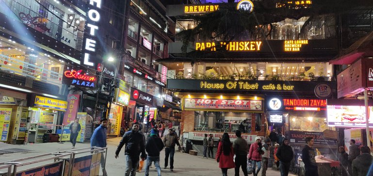 Mcleodganj Market View....