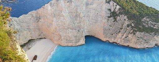 The Turquoise Sea of Zakynthos