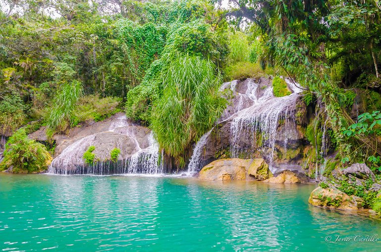 El Nicho Waterfalls