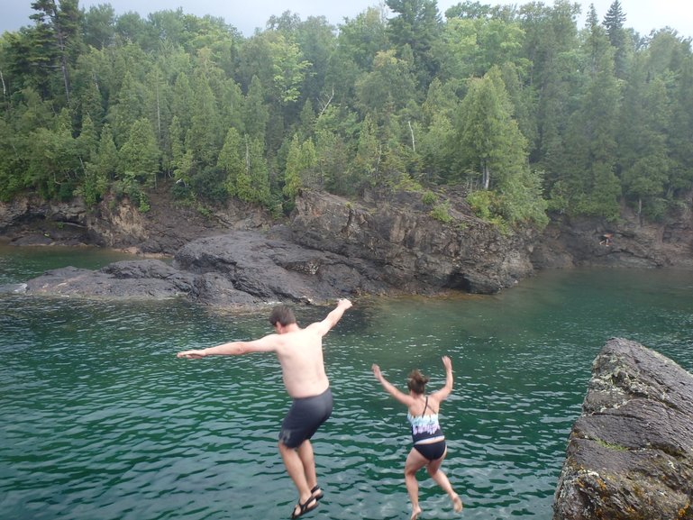 The Blackrocks plunge