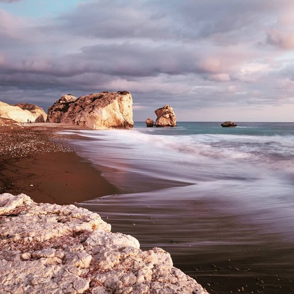 Aphrodite's rock in Cyprus