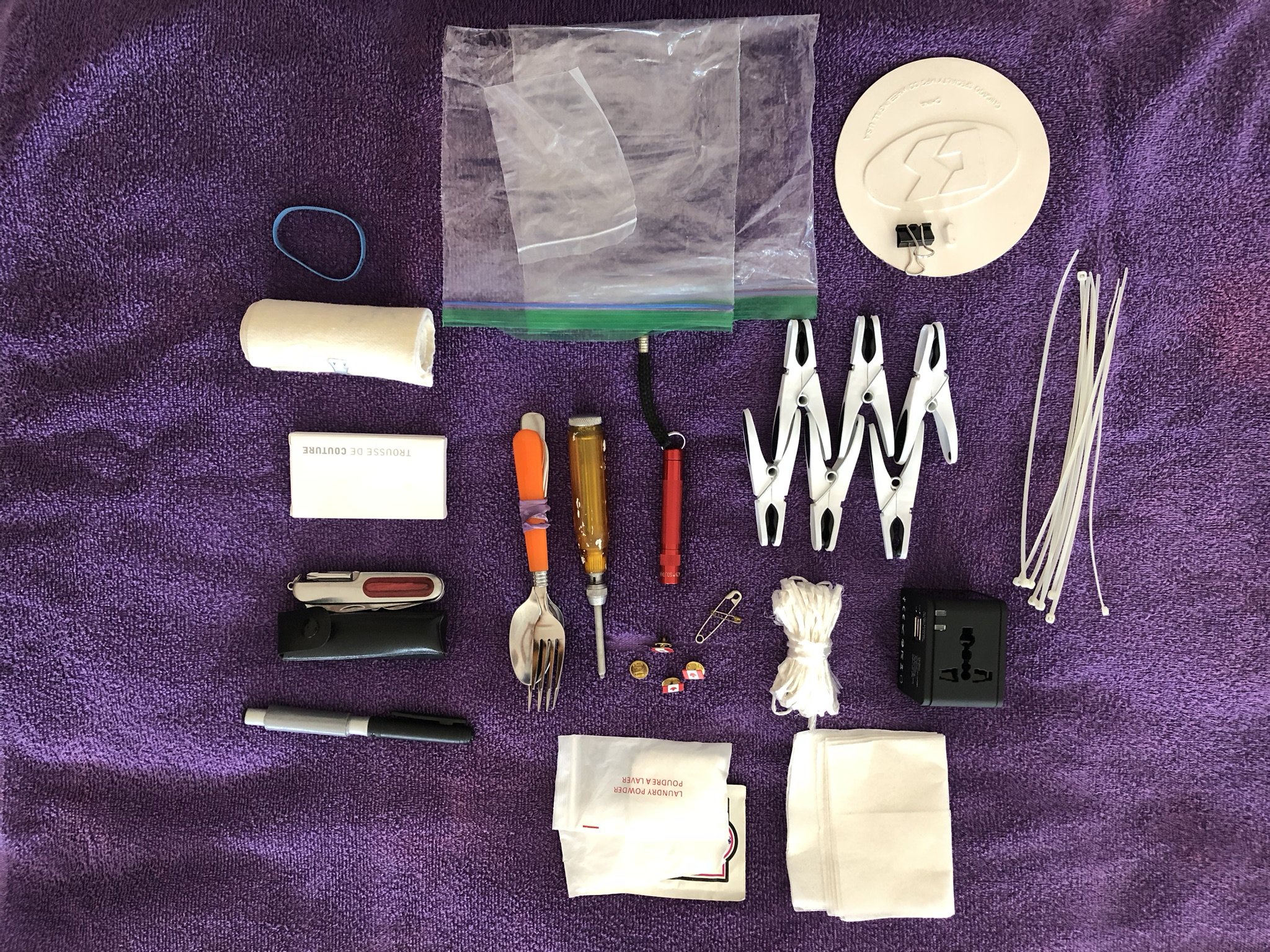 travel essentials kit bag